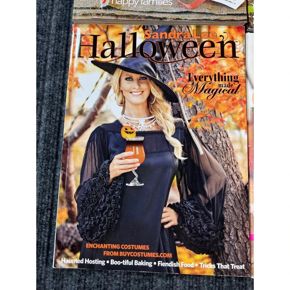 Fall & Halloween Magazine Lot Cooking Decorating BH&G Paula Deen Mary Janes Farm